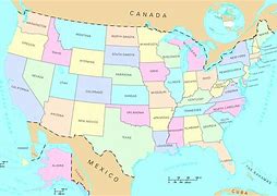 Image result for Physical Map of United States