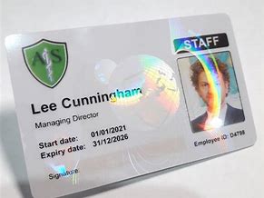 Image result for Custom ID Cards