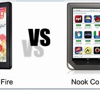Image result for nook color vs kindle fire