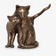 Image result for Bronze Cat Statue