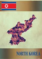 Image result for North Korea Map World
