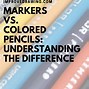 Image result for Crayons vs Colored Pencils