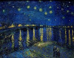 Image result for Van Gogh Starry Night Print