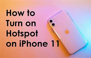 Image result for Turning On Hotspot On iPhone 11
