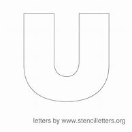 Image result for Free Printable Letter Stencils U