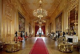 Image result for Grand Ballroom Inside Buckingham Palace