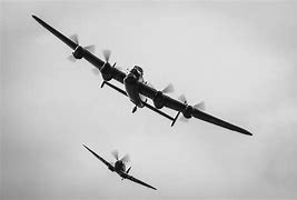 Image result for Silhouette WW2 Lancaster Bomber