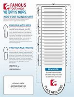 Image result for Foot Size Scale