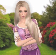 Image result for Rapunzel Hair Sims 4 CC