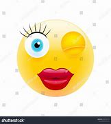 Image result for Female Wink Emoji