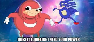 Image result for Sonic Blushing Meme Knuckles
