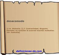 Image result for desacomodo