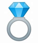 Image result for Engagement Ring Apple Emoji