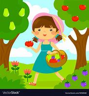 Image result for Fruit Girl Cartoon