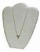 Image result for White Leatherette Necklace Display