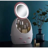 Image result for LED Makeup Mirror Storage