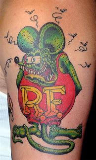 Image result for Rat Fink Tattoo Designs