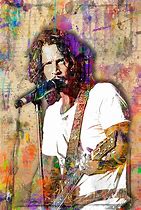 Image result for Desenho Chris Cornell