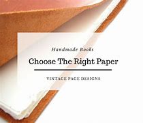 Image result for Best Paper for Handmade Books