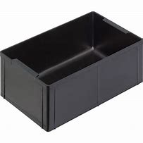 Image result for Rectangle Black Plastic Storage Box