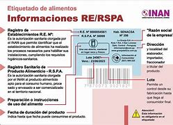 Image result for Registro Sanitario De Un Producto