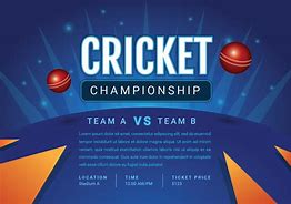 Image result for Cricket Match Poster Design