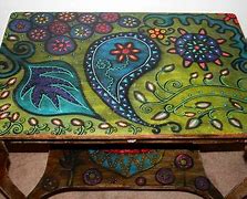 Image result for Hand Painted Tables