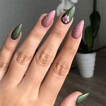 Image result for Olive Green Nail Art