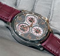 Image result for F.P. Journe Burgundy Strap