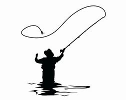 Image result for Man Fishing Silhouette Clip Art