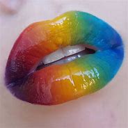 Image result for Rainbow Color Lips