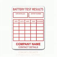 Image result for Battery Test Sheet