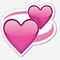 Image result for Heart Cloud Pink Emoji