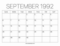 Image result for September 1992