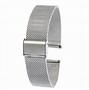 Image result for 20Mm Men's Stainless Steel Gold Tone Clasp Watch Band