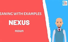 Image result for Definition of Nexus