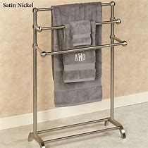 Image result for Iron Free Standing Towel Rack