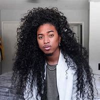 Image result for Person with Curly Hair