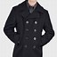 Image result for Men's Navy Wool Pea Coat