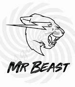 Image result for Mr. Beast Logo Outline