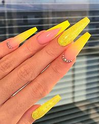 Image result for Purple and Yellow Nail Designs