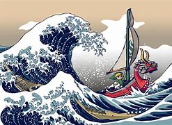 Image result for The Great Wave Off Kanagawa Zelda