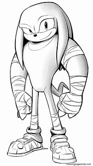 Image result for Knuckles Sonic Boom Coloring Pages