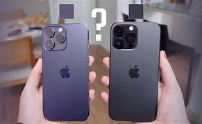 Image result for iPhone 14 Pro Max Deep Purple vs Space Black