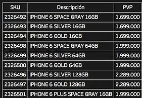 Image result for precio de iphone 6 plus
