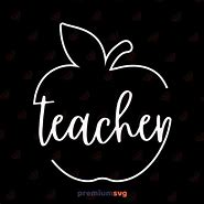 Image result for Teacher with Apple Image SVG Black and White