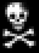 Image result for Skull. Emoji Pixel Art