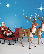 Image result for Christmas Sled with Reindeer