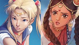 Image result for Beyoncé Sailor Moon Style Anime