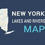 Image result for Map of Lakes in New York State